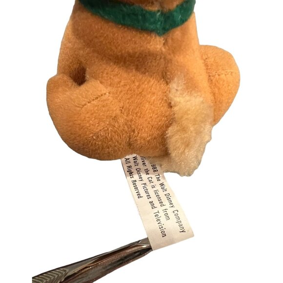Vintage Walt Disney Oliver & Company 1988 McDonald’s Oliver Mini Plush Ornament - Picture 6 of 7